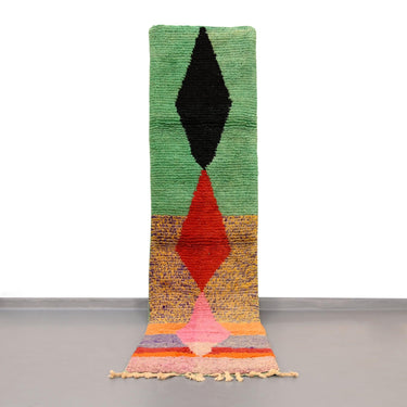 Vintage Runner Moroccan Rug 2.3 x 9.7 feet / 72 x 297 cm - Ettilux Home
